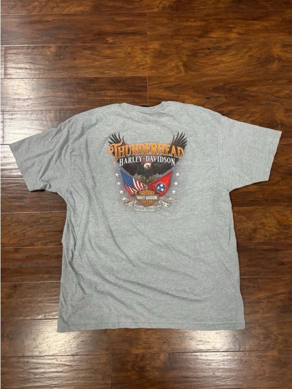 Harley-Davidson Gray Thunderhead Short-Sleeve Graphic Tee